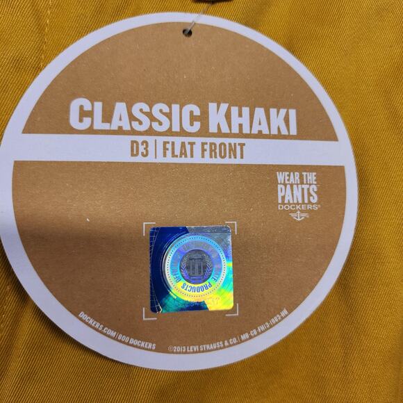 Missouri Tigers Pants Mens 30 NCAA College Classic Khaki Flat Front Dockers D3 - Picture 10 of 15